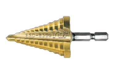 トップ工業 六角軸 チタンコート ステップドリル (ESD-G)(傘型多段ドリル)(18V対応)